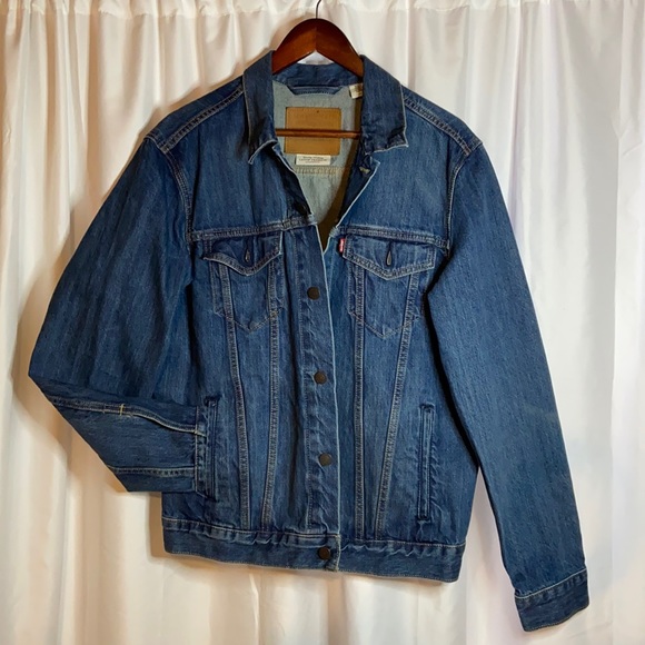 LEVI BIG E TRUCKER JEAN JACKET SIZE LARGE